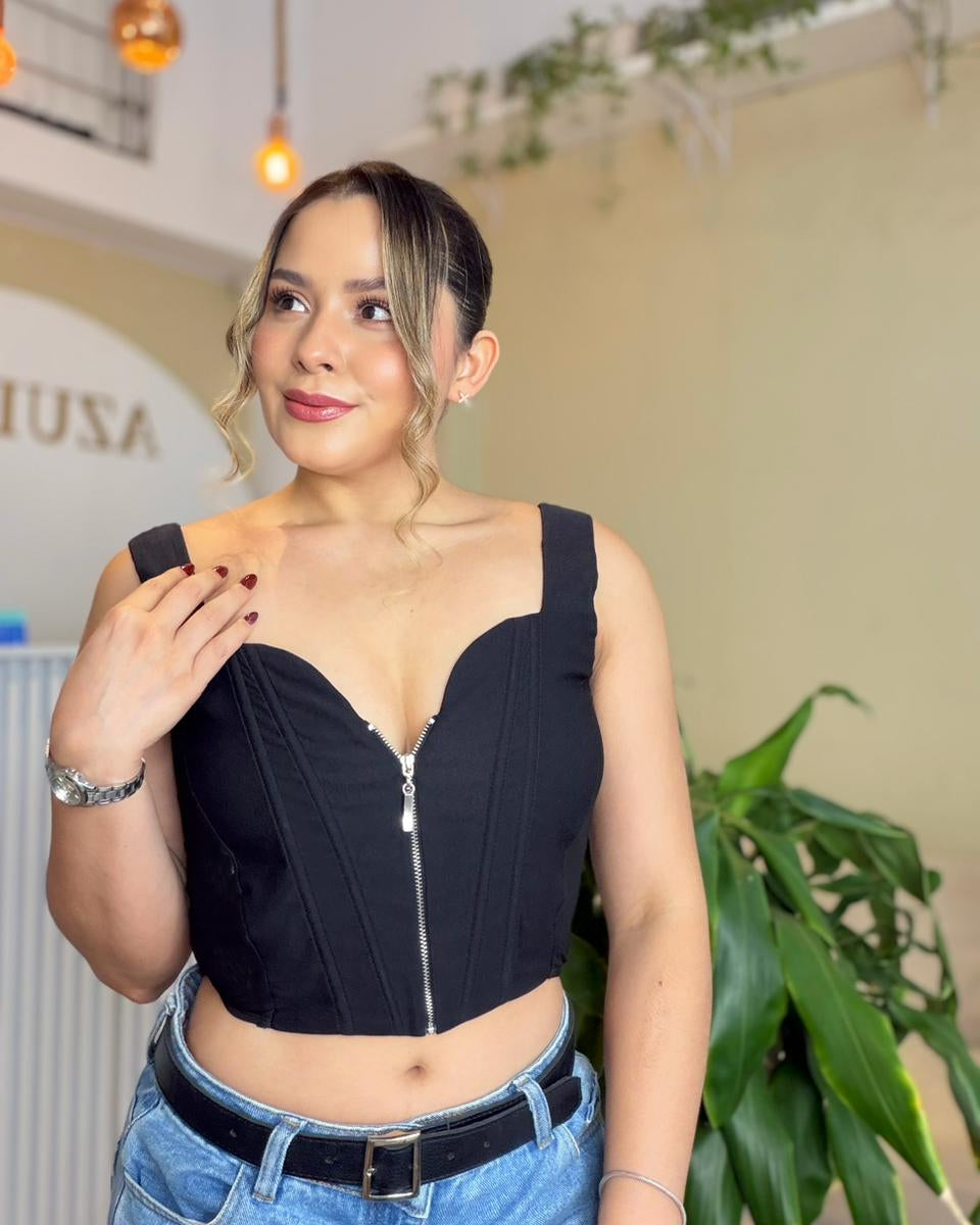Blusa roseta